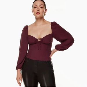 Brand new with tags Wilfred novella blouse top